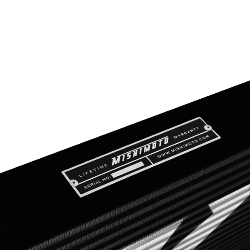 Mishimoto Universal Black S Line Intercooler Overall Size: 31x12x3 Core Size: 23x12x3 Inlet / Outlet - Image 8