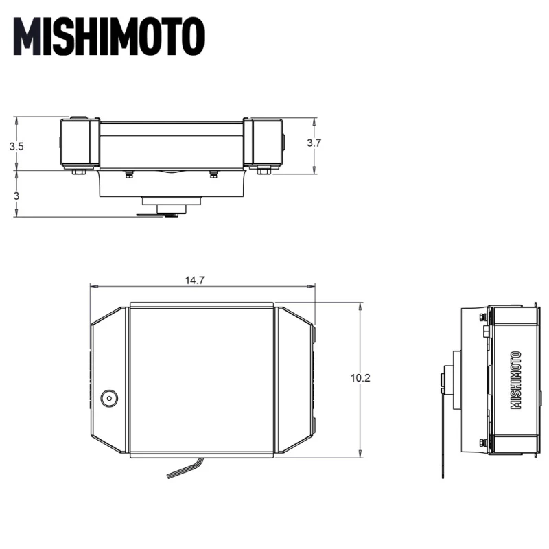 Mishimoto Universal Drag Race Performance Aluminum Radiator - Natural - Image 8