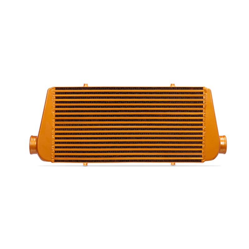 Mishimoto Universal Gold R Line Intercooler Overall Size: 31x12x4 Core Size: 24x12x4 Inlet / Outlet - Image 3