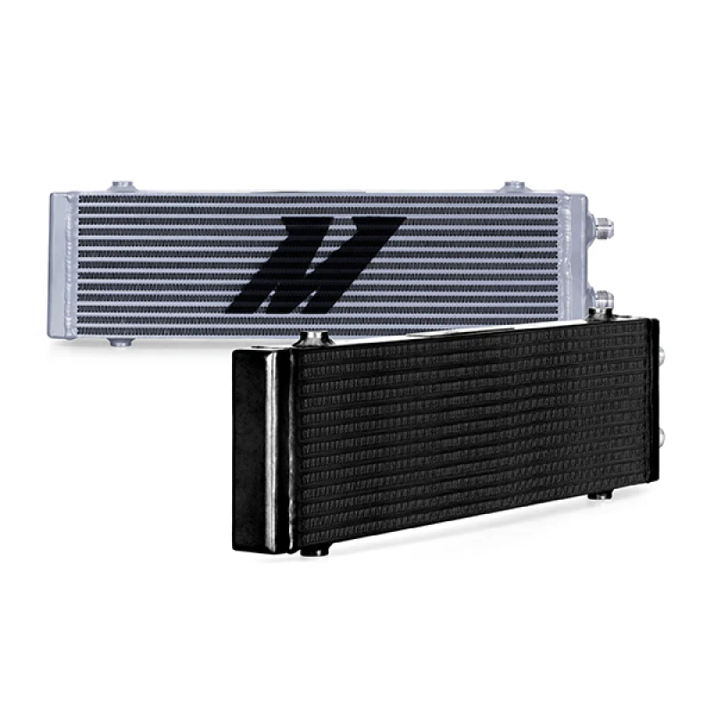 Mishimoto Universal Large Bar and Plate Dual Pass Silver Oil Cooler - Image 3