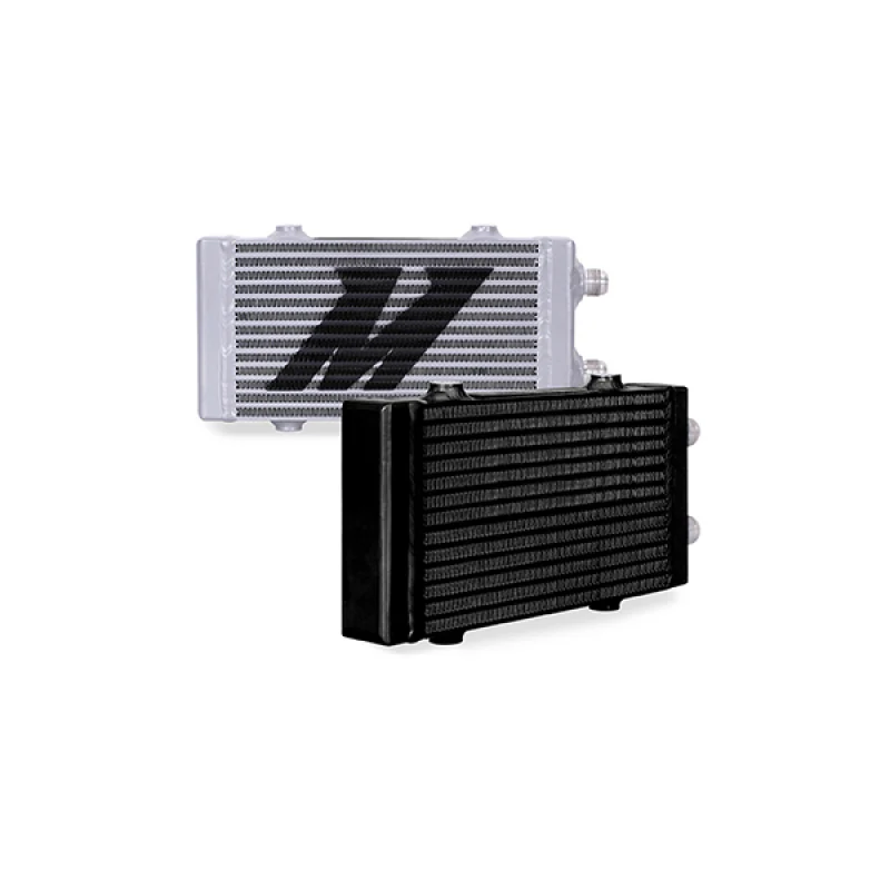 Mishimoto Universal Small Bar and Plate Dual Pass Silver Oil Cooler - Image 2