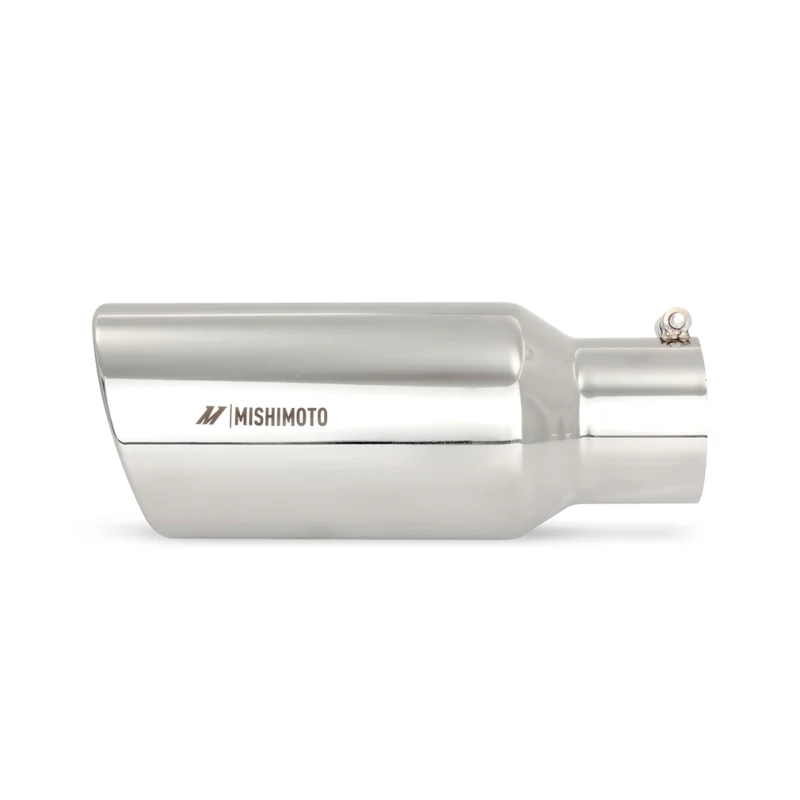 Mishimoto Universal Steel Muffler Tip 4in Inlet 6in Outlet Polished - Image 2