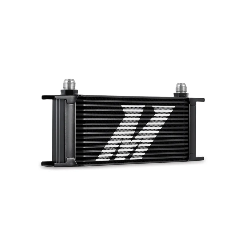 Mishimoto Universal Thermostatic Oil Cooler Kit 16-Row Black - Image 2