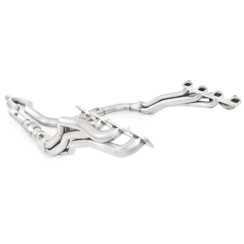 Stainless Power 2011-14 F-150 Raptor 6.2L Headers 1-7/8in Primaries 3in High-Flow Cats Y-Pipe - Image 2
