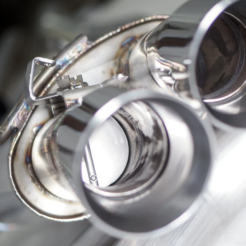 Stainless Works 18+ Ford Mustang GT Redline Cat-Back Performance Connect H-Pipe w/ Active Valves - Image 8