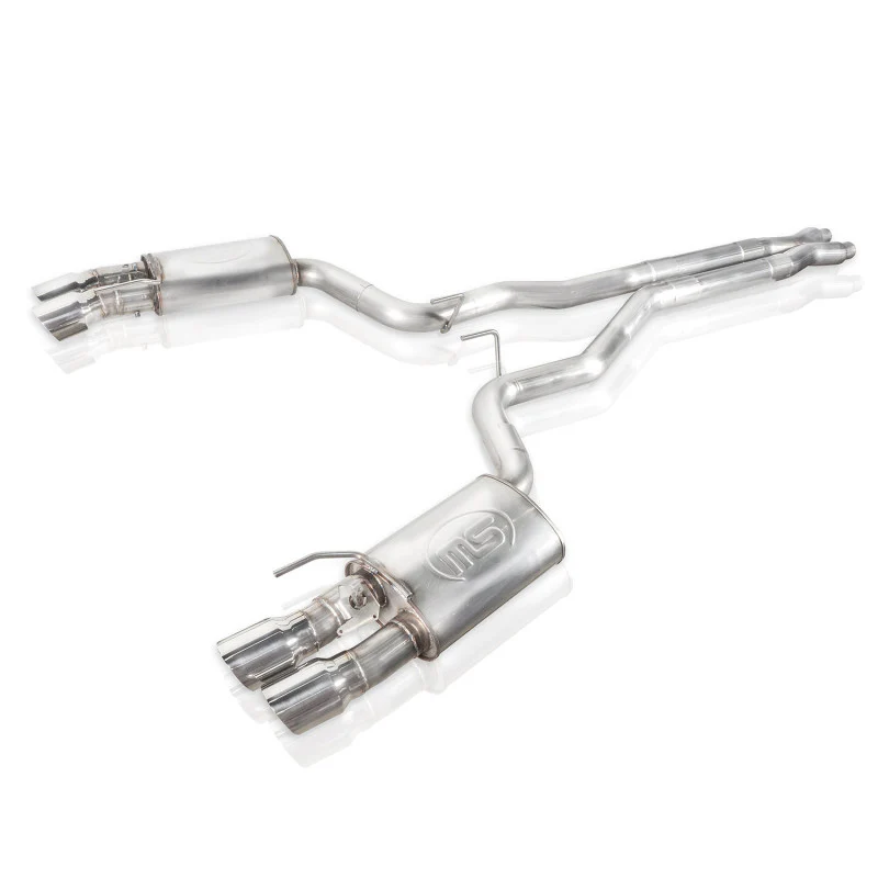 Stainless Works 18+ Ford Mustang GT Redline Cat-Back Performance Connect X-Pipe w/ Active Valves - Image 2
