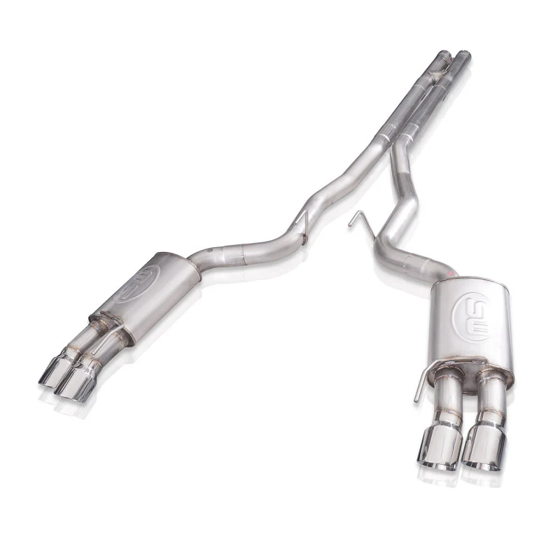 Stainless Works 18+ Ford Mustang GT Redline H-Pipe Performance Connect Cat-Back Exhaust - Image 2