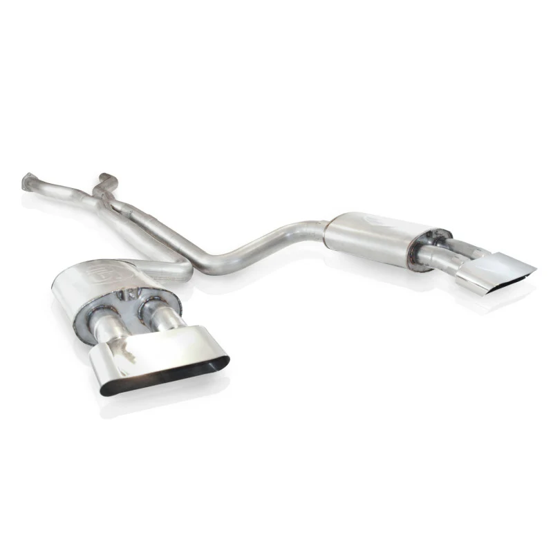 Stainless Works 1990-95 Corvette ZR1 3in Exhaust X-Pipe Chambered Mufflers Tips Factory Connect - Image 2