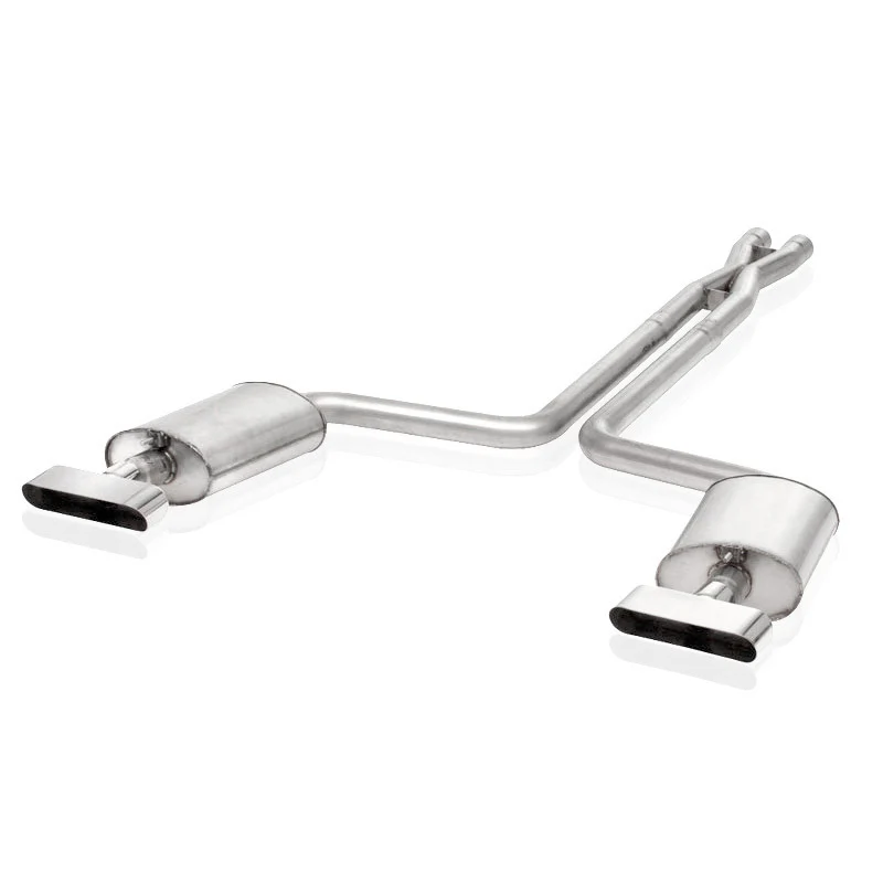 Stainless Works 1992-96 Corvette C4 LT1/LT4 2-1/2in Exhaust System X-Pipe Chambered Turbo Mufflers - Image 4