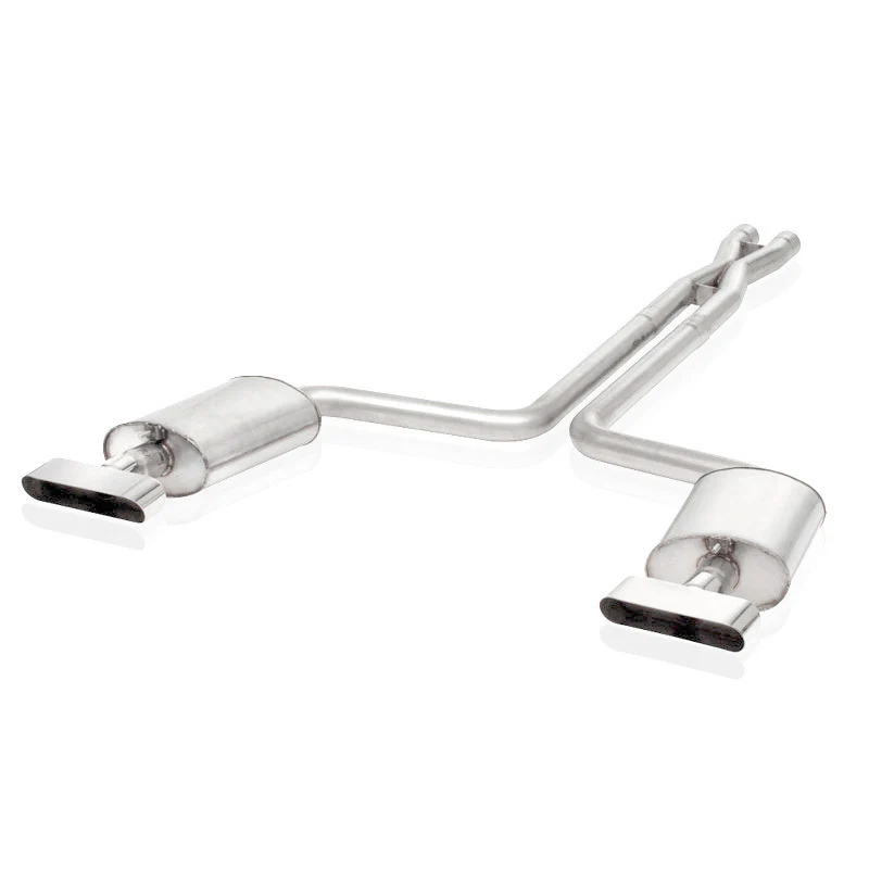 Stainless Works 1992-96 LT1/LT4 Corvette 2-1/2in Exhaust System X-Pipe Turbo S-Tube Mufflers Tips - Image 2