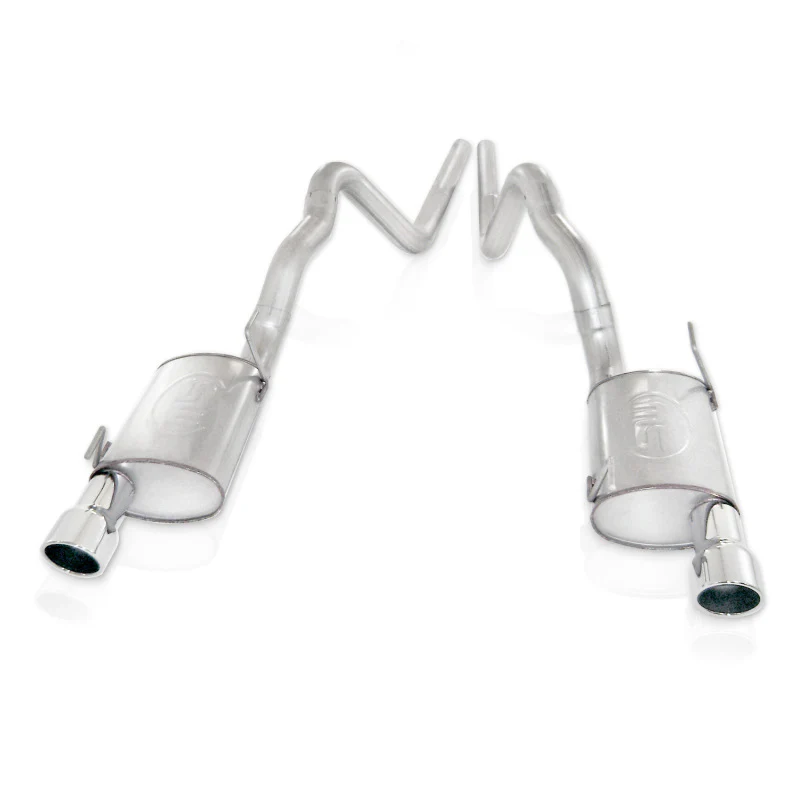 Stainless Works 2007-10 Shelby GT500 3in Catback X-Pipe S-Tube Mufflers - Image 2