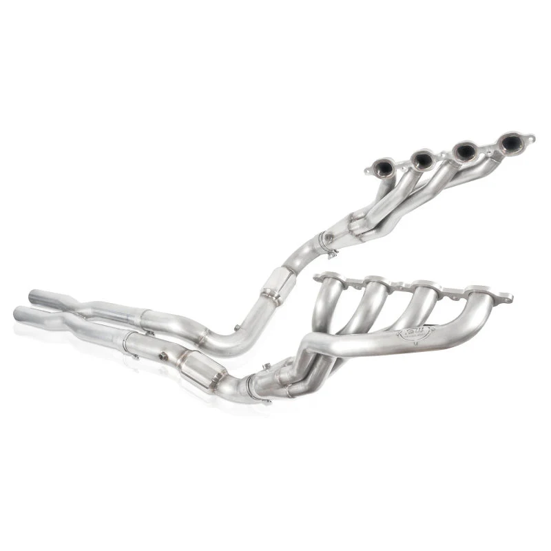 Stainless Works 2007-13 Chevy Silverado/GMC Sierra Headers 1-7/8in Primaries High-Flow Cats X-Pipe - Image 4