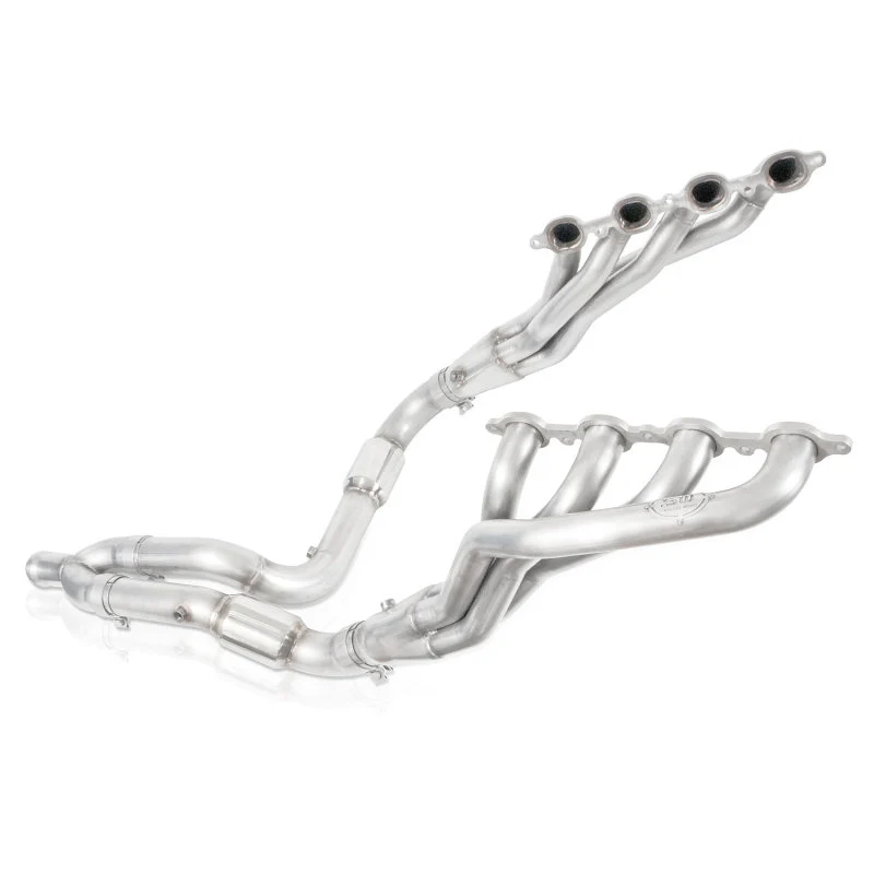 Stainless Works 2007-13 Chevy Silverado/GMC Sierra Headers 1-7/8in Primaries High-Flow Cats Y-Pipe - Image 4