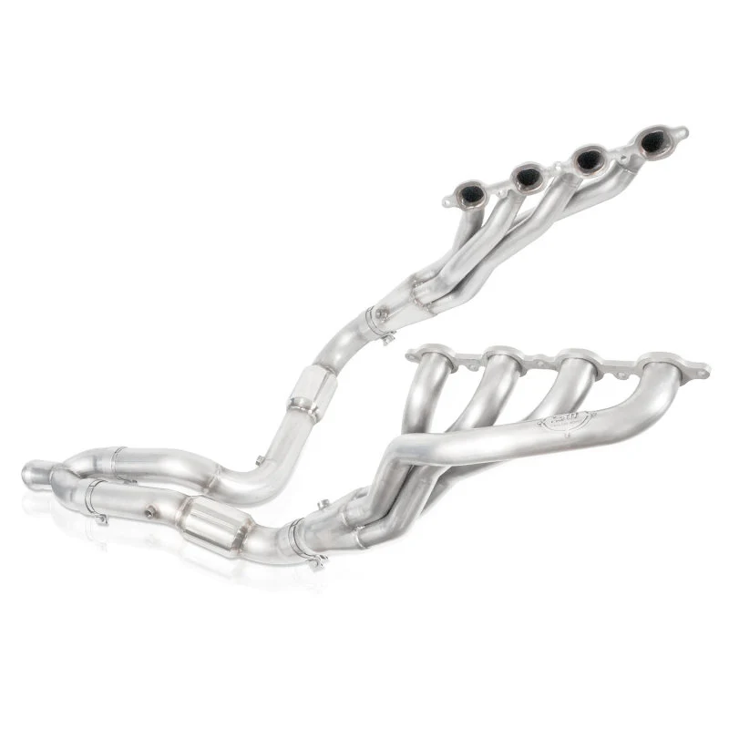 Stainless Works 2007-13 Chevy Silverado/GMC Sierra Headers 1-7/8in Primaries High-Flow Cats Y-Pipe - Image 5