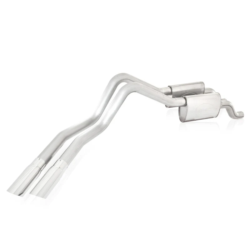 Stainless Works 2010-14 Raptor Exhaust 3in S-Tube Mufflers Exits Behind Passenger Rear Tire - Image 2