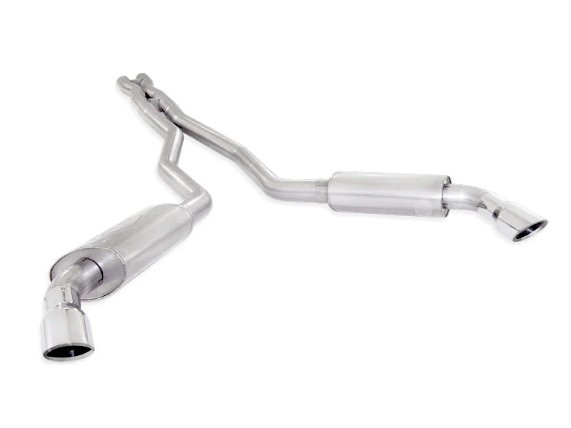 Stainless Works 2010-15 Camaro 6.2L 3in Exhaust X-Pipe S-Tube Turbo Mufflers Polished Tips - Image 2