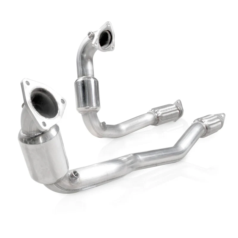 Stainless Works 2010-18 Ford Taurus SHO V6 Downpipe High-Flow Cats - Image 2