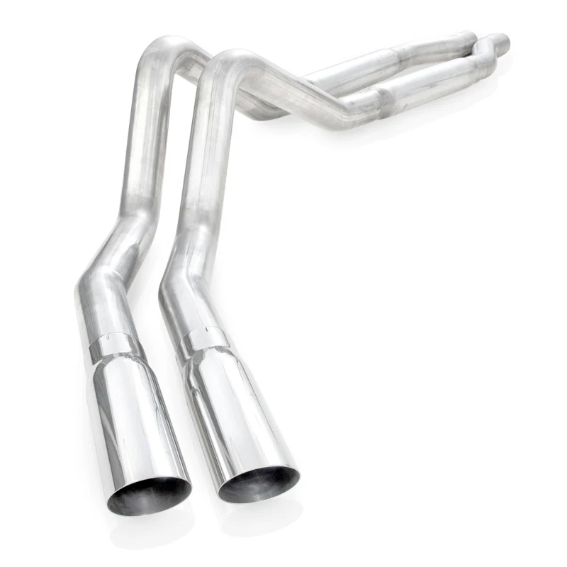 Stainless Works 2011-14 F-150 5.0L 3in Exhaust S-Tube Mufflers Behind Passenger Rear Tire Exit - Image 2