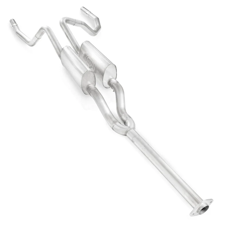 Stainless Works 2011-14 F-150 5.0L 3in Exhaust Y-Pipe S-Tube Mufflers Under Bumper Exit - Image 2