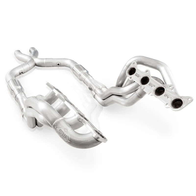 Stainless Works 2011-14 Mustang GT Headers 1-7/8in Primaries High-Flow Cats 3in X-Pipe - Image 4
