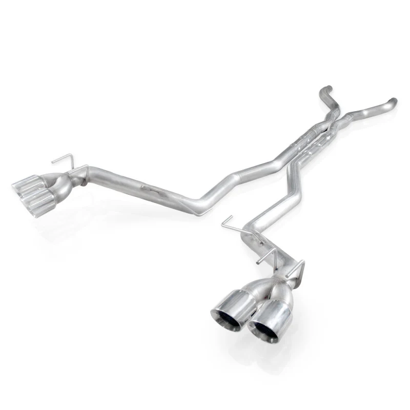 Stainless Works 2012-15 Camaro ZL1 6.2L 3in Catback Dual Chambered Exhaust X-Pipe Resonator Deletes - Image 2