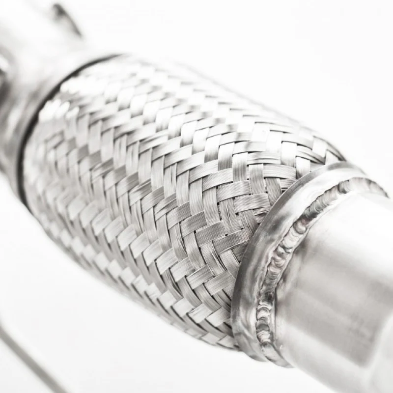 Stainless Works 2013-18 Ford Focus ST 3in High-Flow Cats Downpipe Factory Connection - Image 7