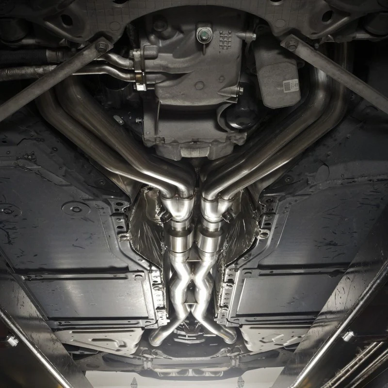Stainless Works 2014-18 Corvette 6.2L Headers 2in Primaries w/ High-Flow Cats X-Pipe - Image 5