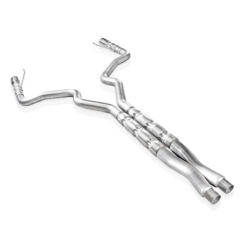 Stainless Works 2015-16 Mustang GT 3in Catback X-Pipe Retro Chambered Mufflers 2-1/2in Cores - Image 2