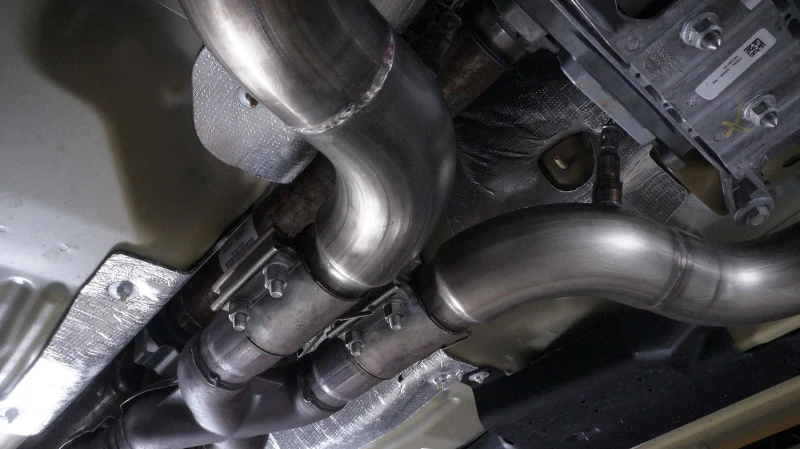 Stainless Works 2015+ Ford GT350 Headers 1-7/8in Primaries High-Flow Cats 3in Collectors - Image 10