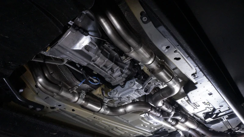 Stainless Works 2015+ Ford GT350 Headers 1-7/8in Primaries High-Flow Cats 3in Collectors - Image 7