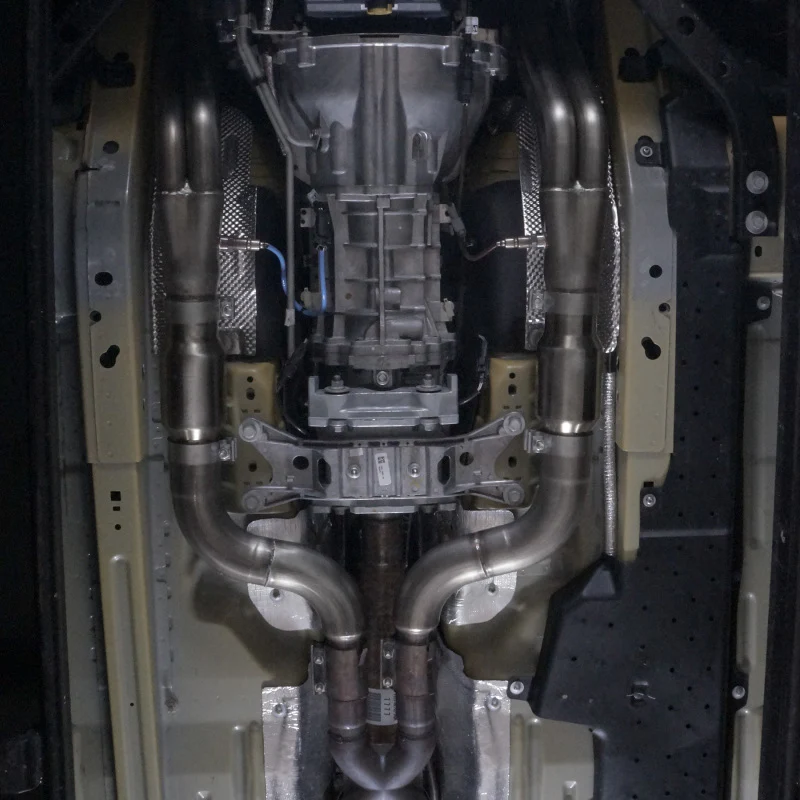 Stainless Works 2015+ Ford GT350 Headers 1-7/8in Primaries High-Flow Cats 3in Collectors - Image 9