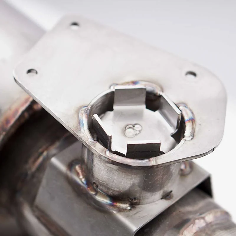 Stainless Works 2016+ Chevy Camaro SS 3in Redline Factory Connect Axle Back w/Valve & 4in Quad Tips - Image 3