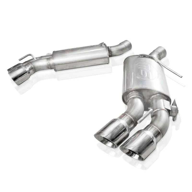 Stainless Works 2016+ Chevy Camaro SS 3in Redline Factory Connect Axle Back w/Valve & 4in Quad Tips - Image 4
