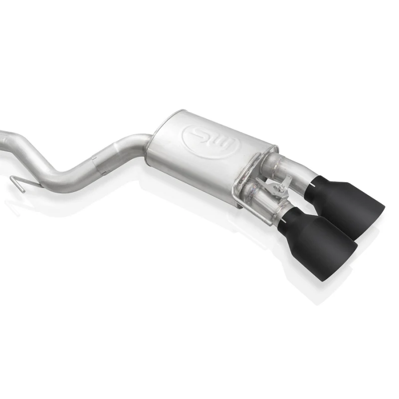 Stainless Works 2020 Ford GT500 Legend Catback H-Pipe Exhaust Factory Connect - Black Tips - Image 6