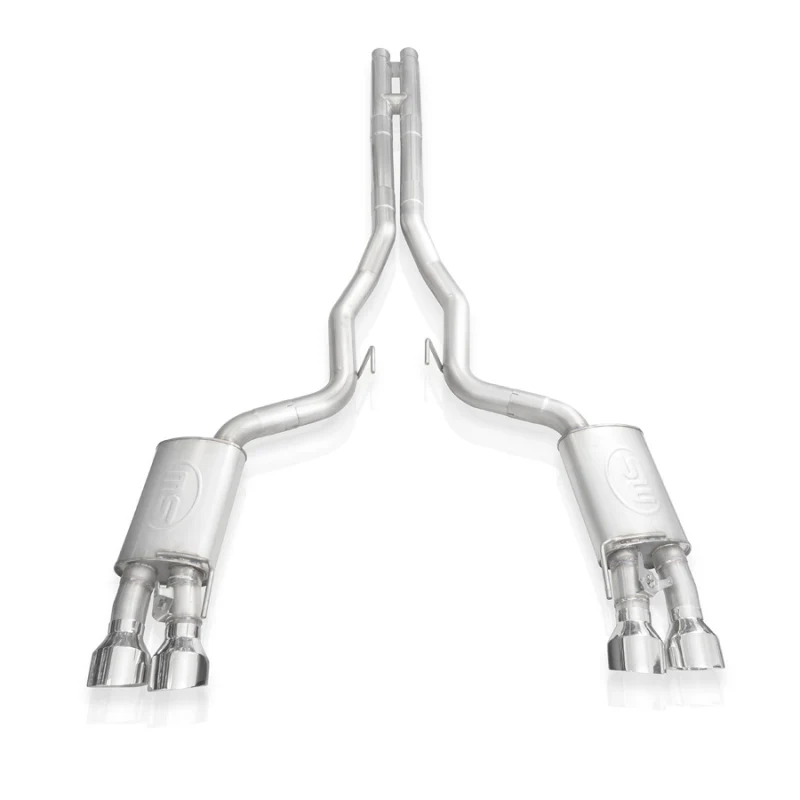 Stainless Works 2020 Ford GT500 Legend Catback H-Pipe Exhaust Factory Connect - Polished Tips - Image 3