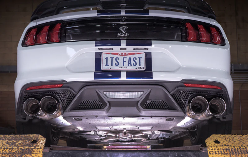 Stainless Works 2020 Ford GT500 Legend Catback H-Pipe Exhaust Factory Connect - Polished Tips - Image 5