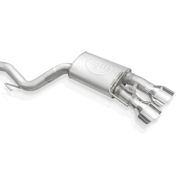Stainless Works 2020 Ford GT500 Redline Catback H-Pipe Exhaust Factory Connect - Polished Tips - Image 6