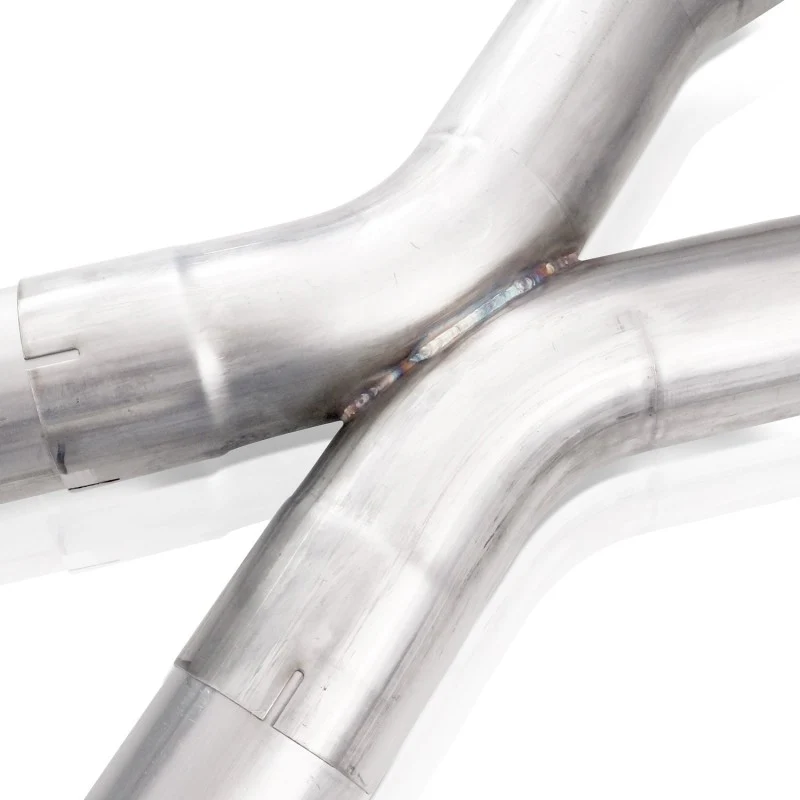 Stainless Works 62-67 Chevy Nova 3in Catback w/ X-Pipe Turbo Chambered Mufflers 3in Cores - Image 5