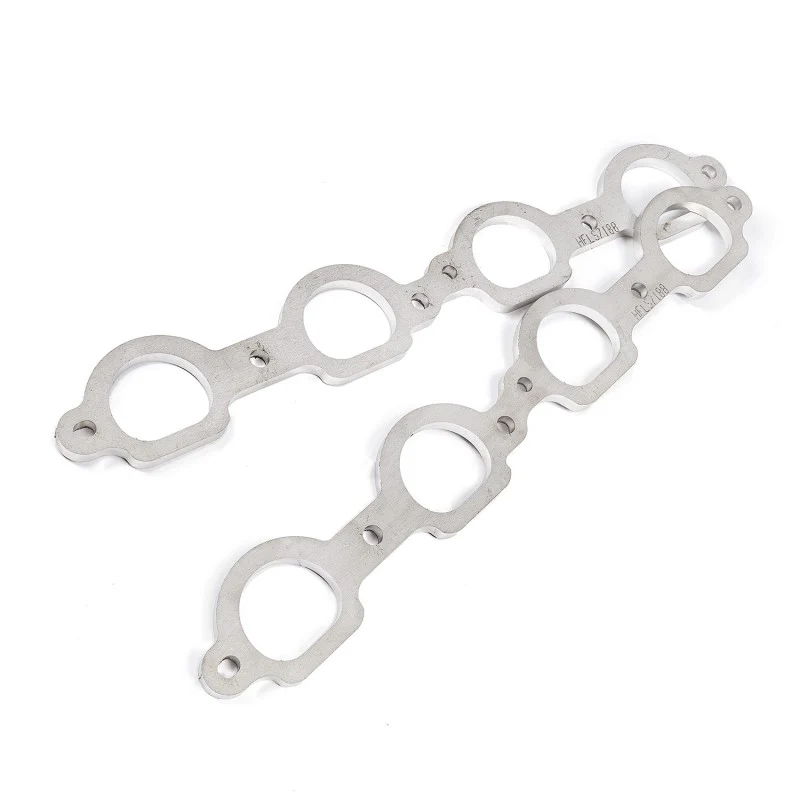 Stainless Works Chevrolet LS7 D-Port Shaped Header 304SS Exhaust Flanges 2in Primaries - Image 2
