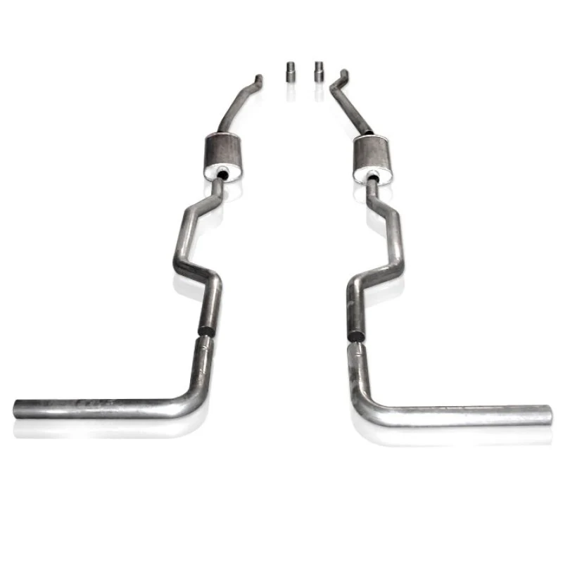 Stainless Works Chevy/GMC Truck 1967-87 Exhaust 2.5in Turbo Muffler System - Image 3