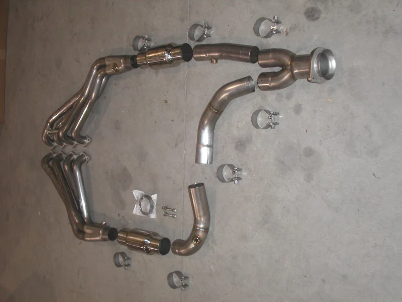 Stainless Works Chevy/GMC Truck 1999-02 Headers 2WD with Converters - Image 2
