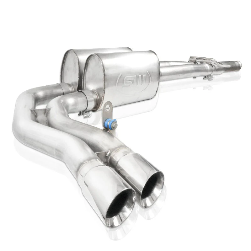 Stainless Works Chevy Silverado/GMC Sierra 2007-16 5.3L/6.2L Exhaust Before Passenger Rear Tire Exit - Image 3