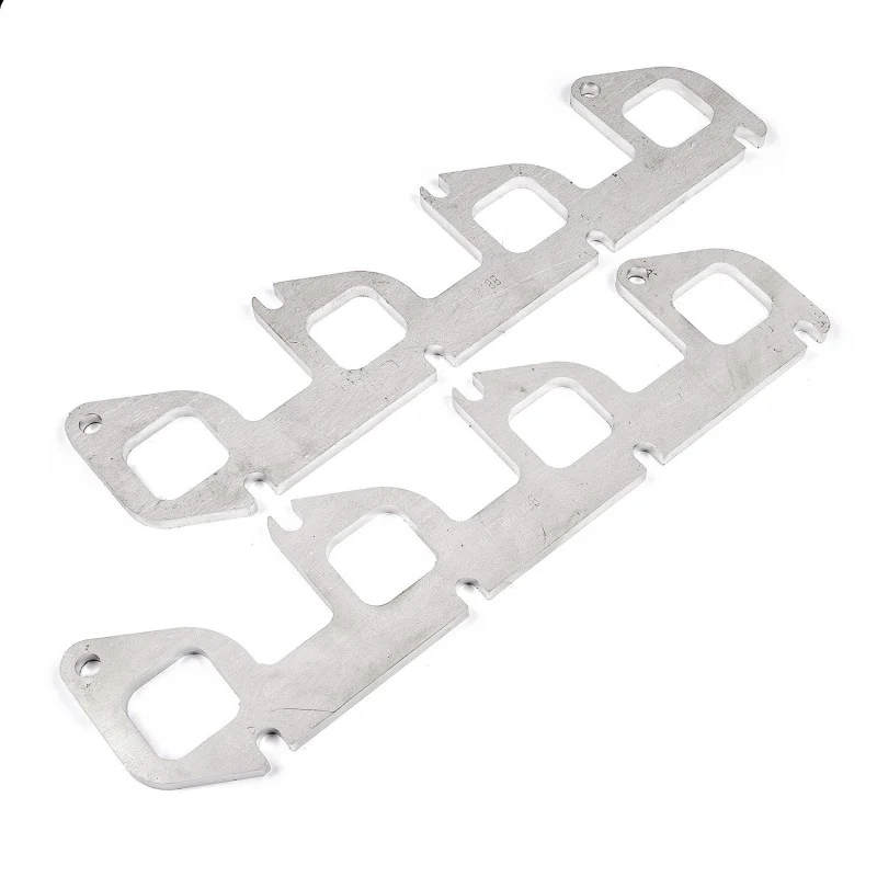 Stainless Works Ford 6.2L Square Port Shaped Header 304SS Exhaust Flanges 1-7/8in Primaries - Image 2
