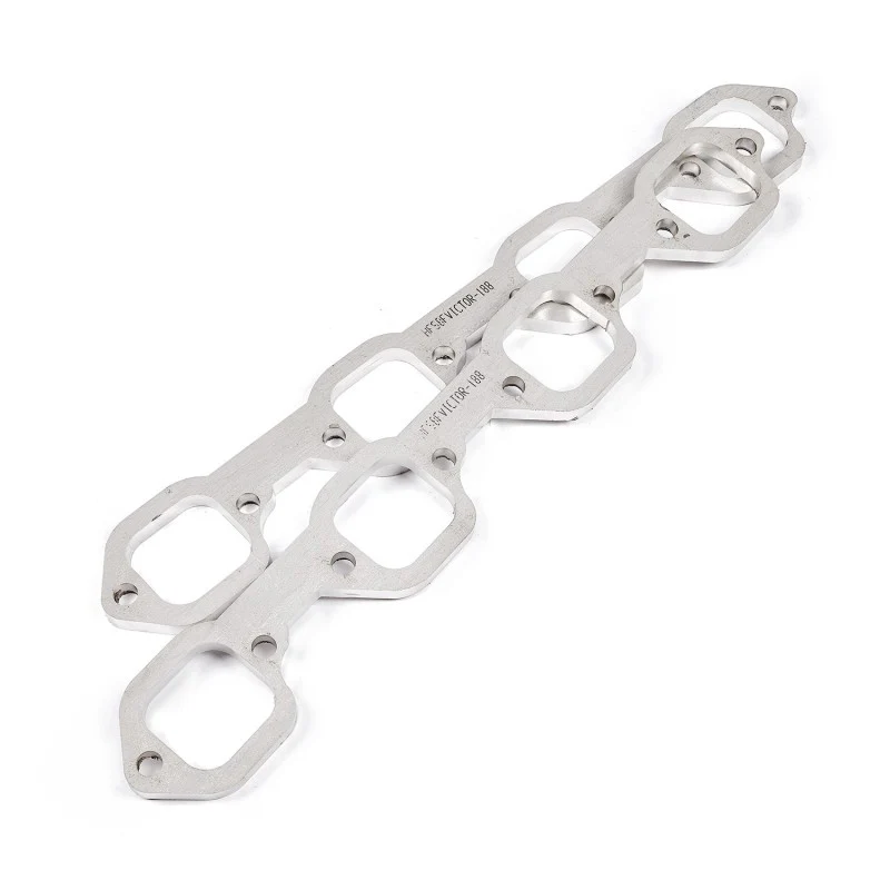 Stainless Works SBF Victor Senior Heads Square Port Header 304SS Exhaust Flanges 2in Primaries - Image 2