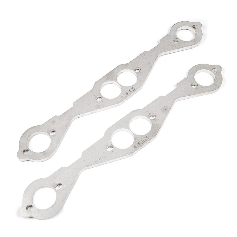 Stainless Works Small Block Chevy Round Port Header 304SS Exhaust Flanges 1-5/8in Primaries - Image 2