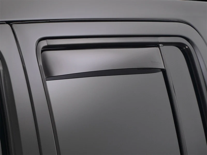 WeatherTech 01-05 Ford Explorer Sport Trac Rear Side Window Deflectors - Dark Smoke - Image 8