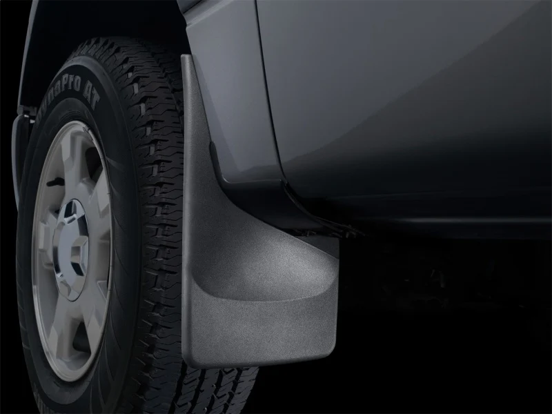WeatherTech 01-06 Chevrolet Silverado No Drill Mudflaps - Black - Image 4