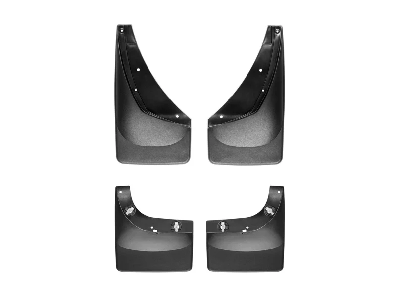 WeatherTech 01-06 Chevrolet Silverado No Drill Mudflaps - Black - Image 2
