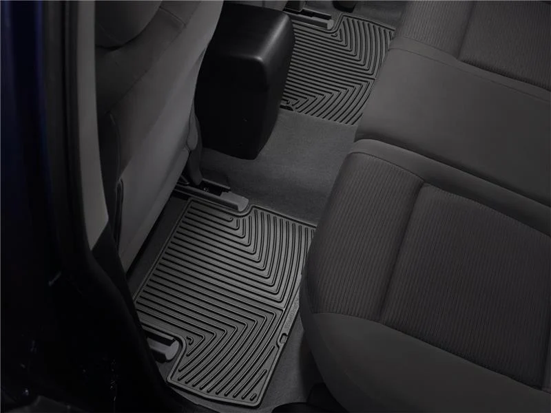 WeatherTech 02-08 Dodge Ram 1500 Rear Rubber Mats - Black - Image 2