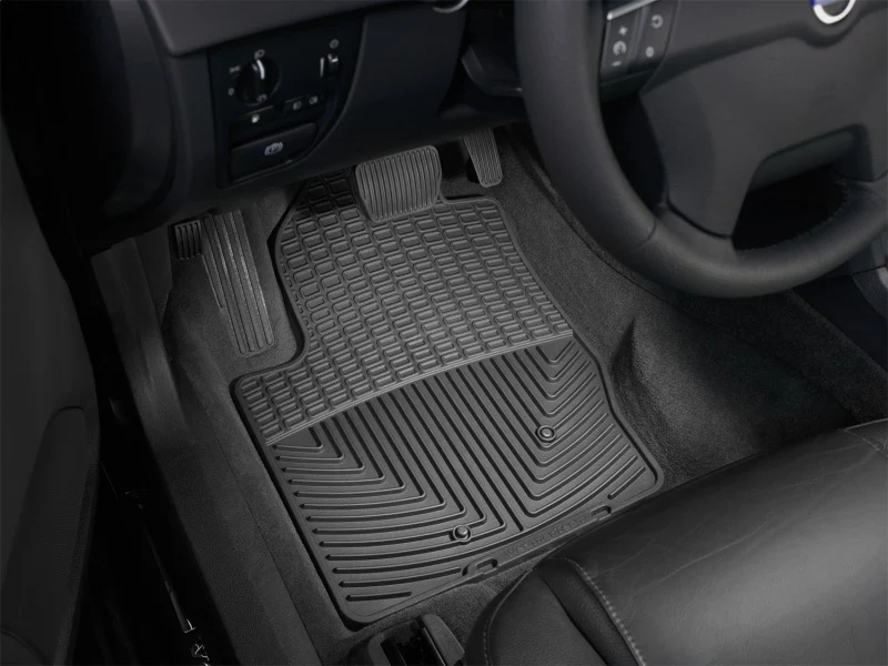 WeatherTech 03-13 Volvo XC90 Front Rubber Mats - Black - Image 2